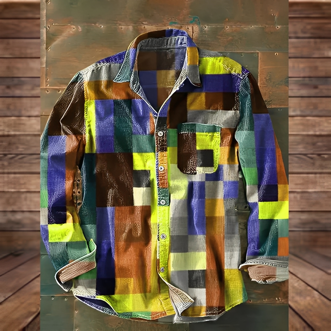 Gontran - Chemise chic avec poche utile pour homme