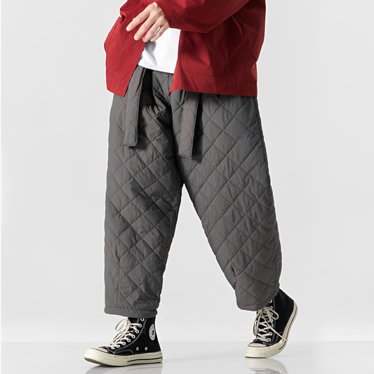 Johnny - Straight and casual thermal trousers for men