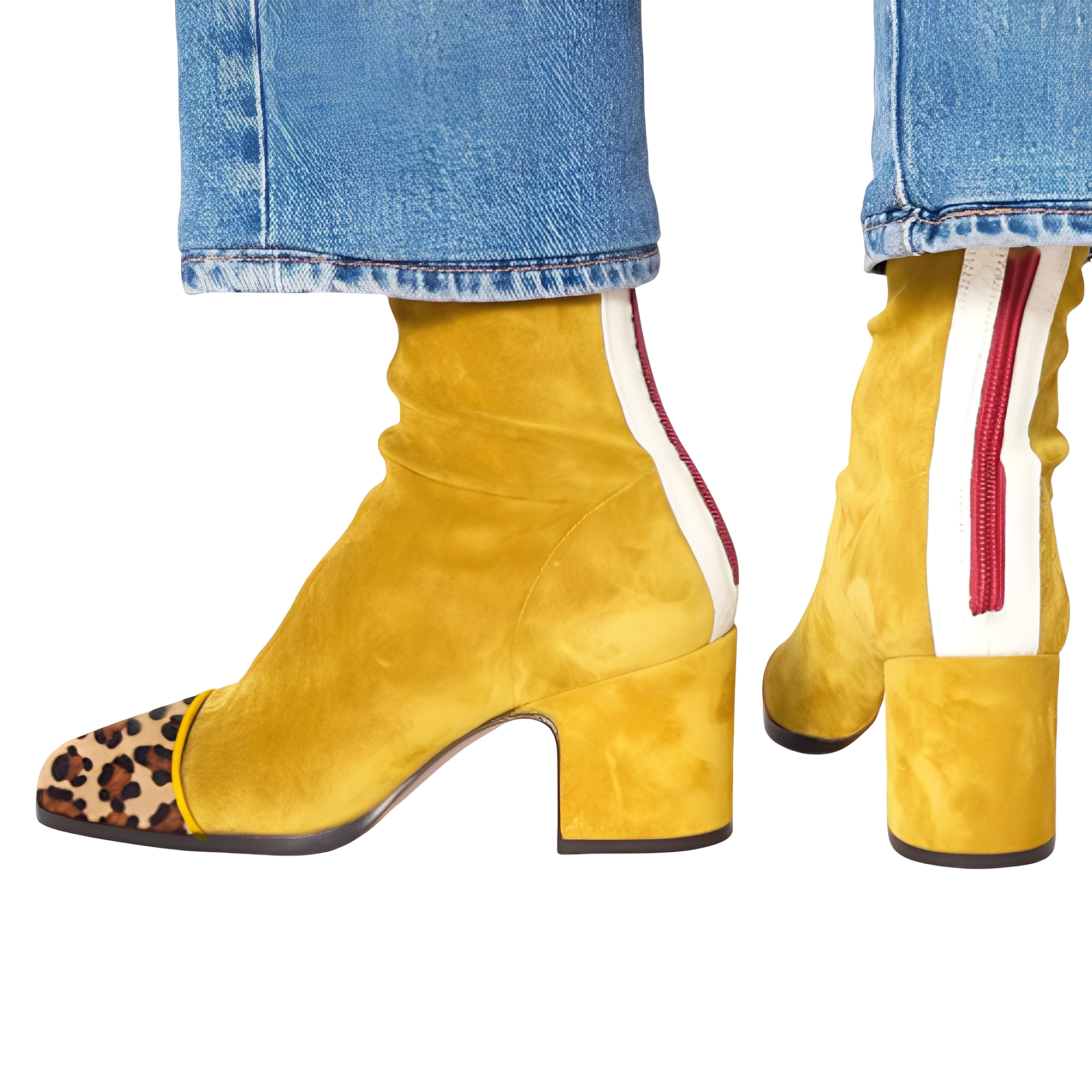 Juliana - Bottines élégantes avec talon carré pour femmes