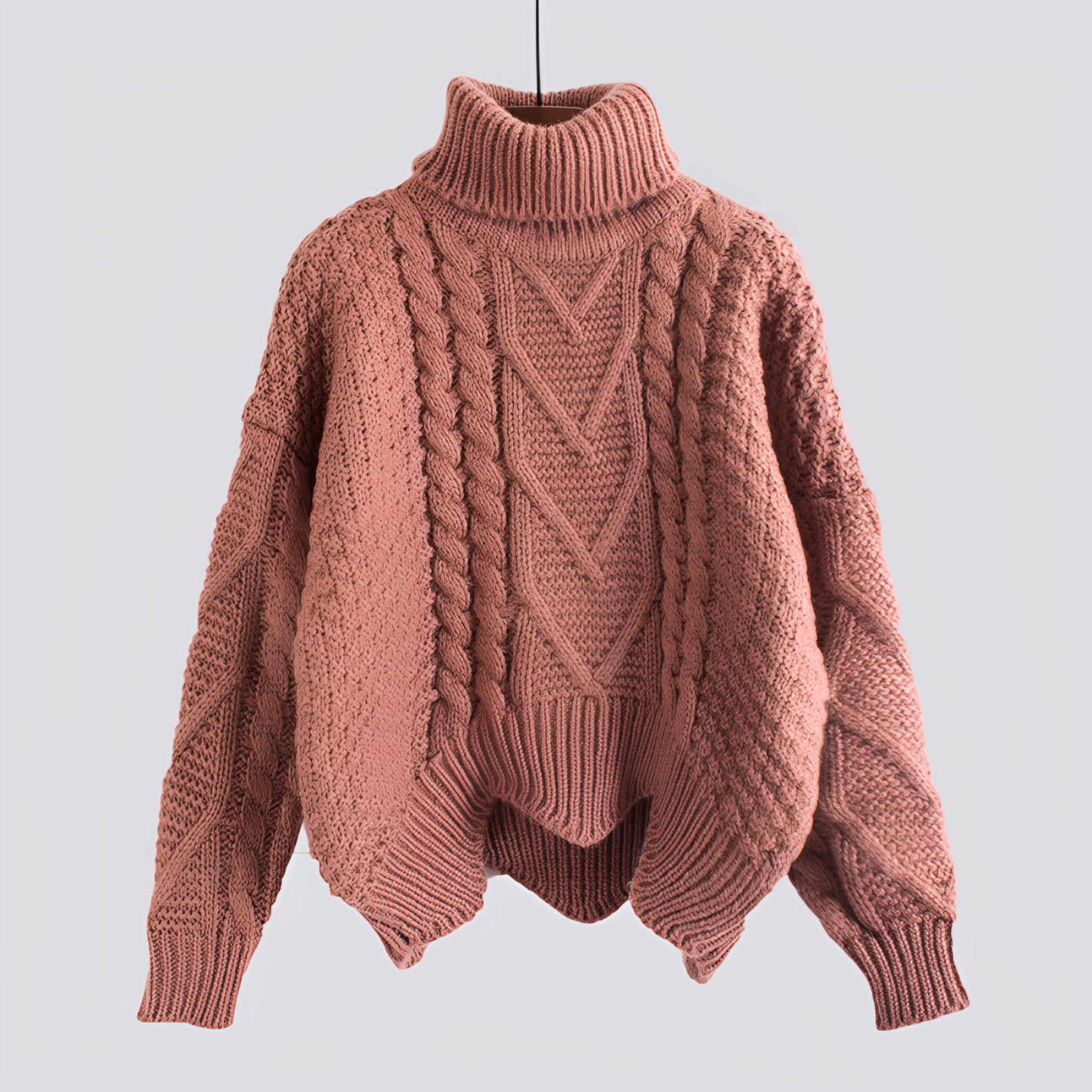 Claudia - Elegant turtleneck sweater for women