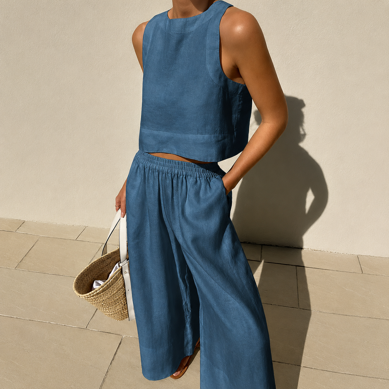 Thelma - Ensemble Décontracté Pantalon Coupe Ample