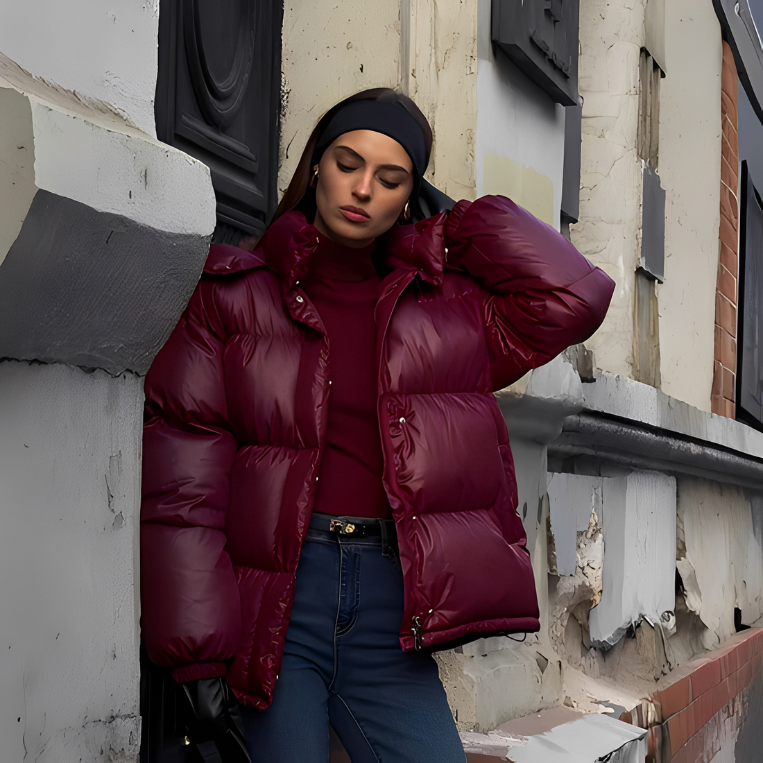 Rozanne - Veste avec capuche amovible