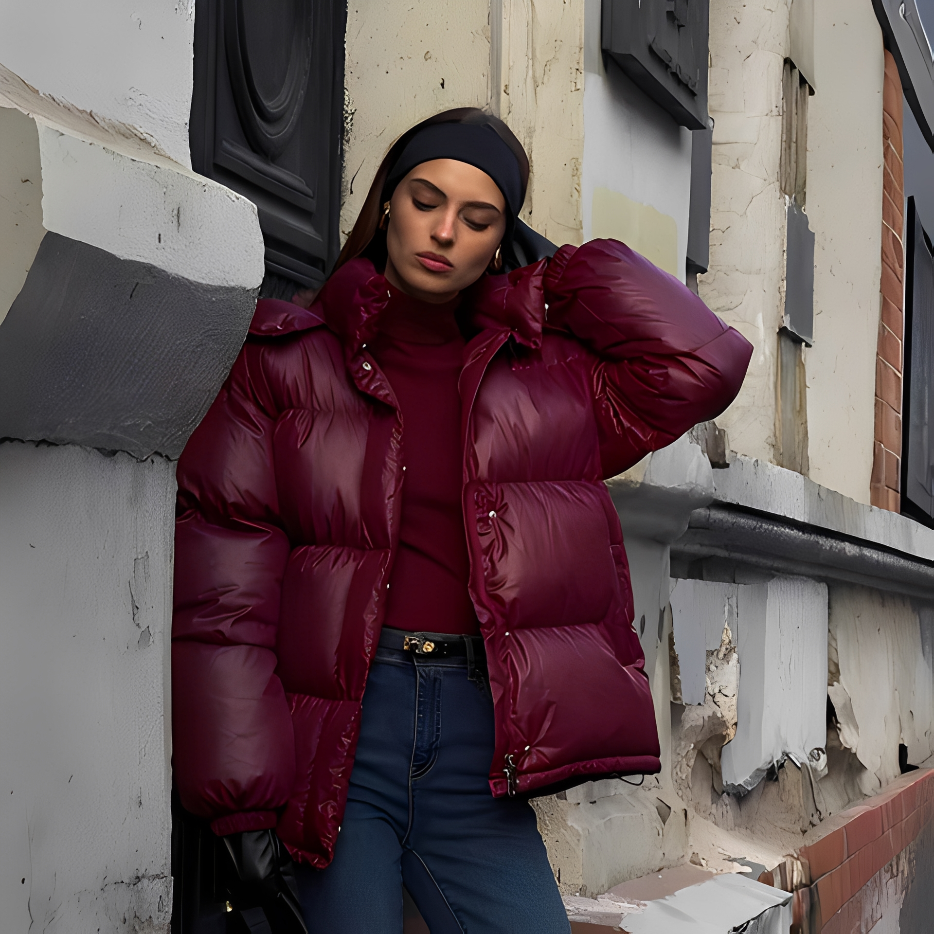 Rozanne - Veste avec capuche amovible