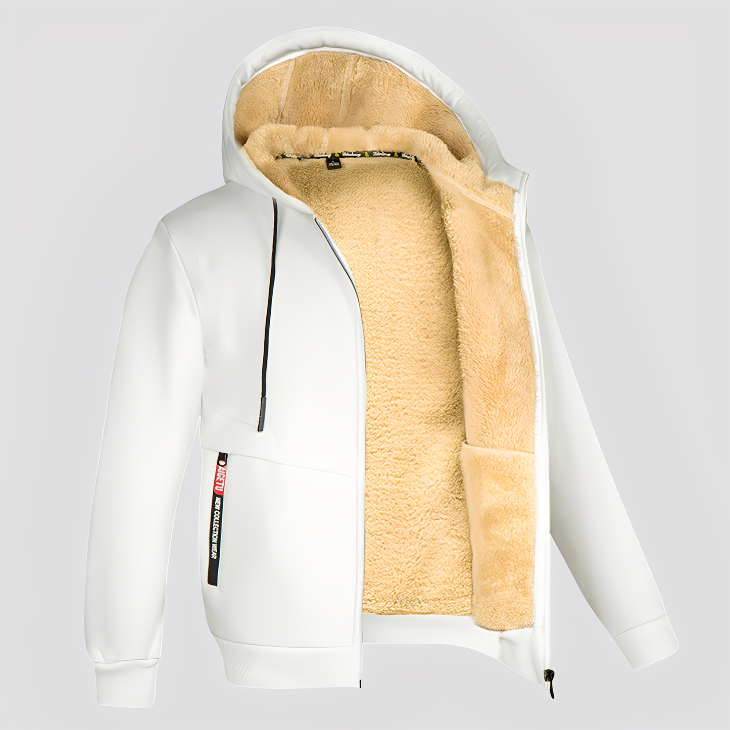 Waldo - Simple, avec sweat à capuche en polaire pour hommes