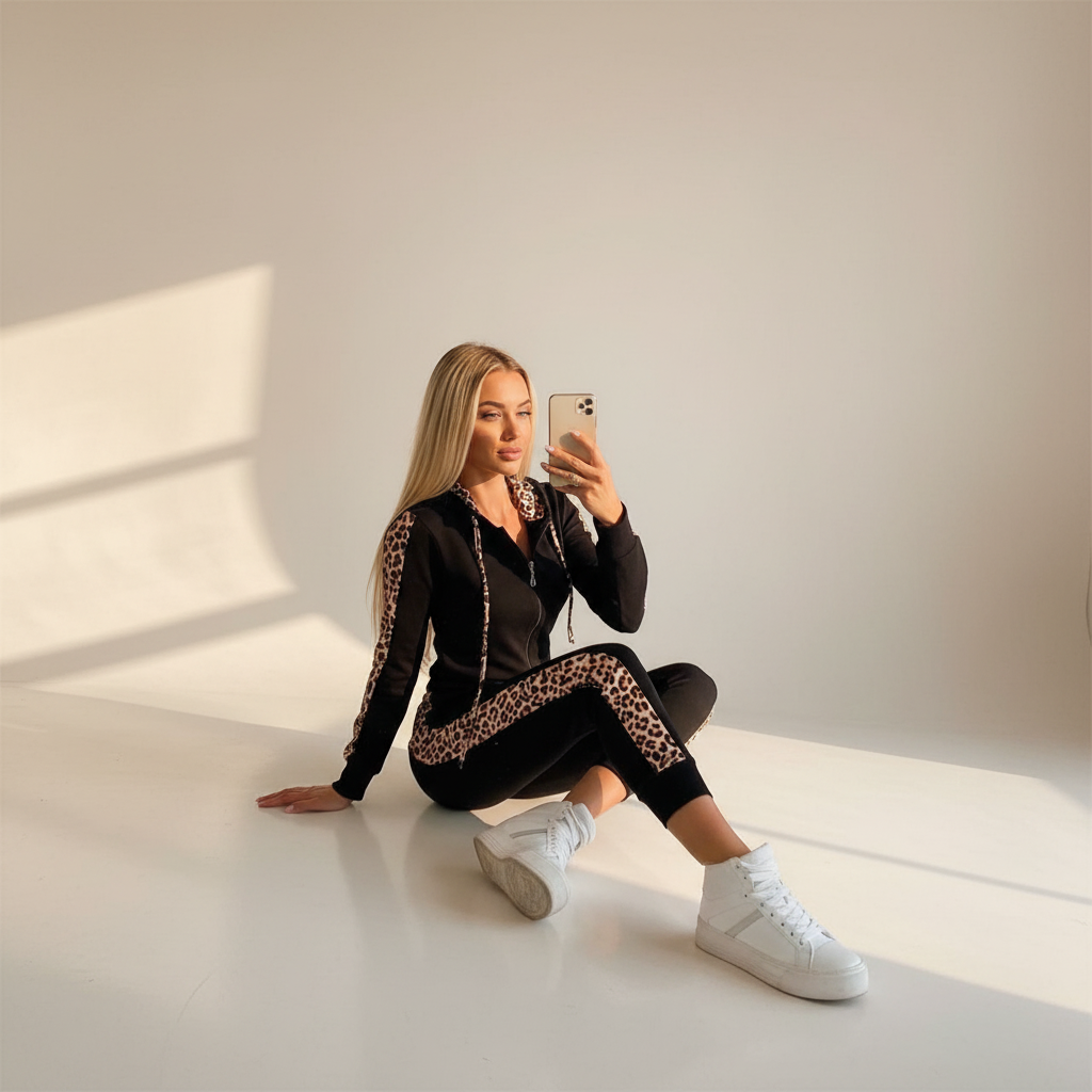 Krestell - Set Chic de Pantalon avec Zip