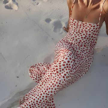 Emily - Robe longue légère avec bretelles