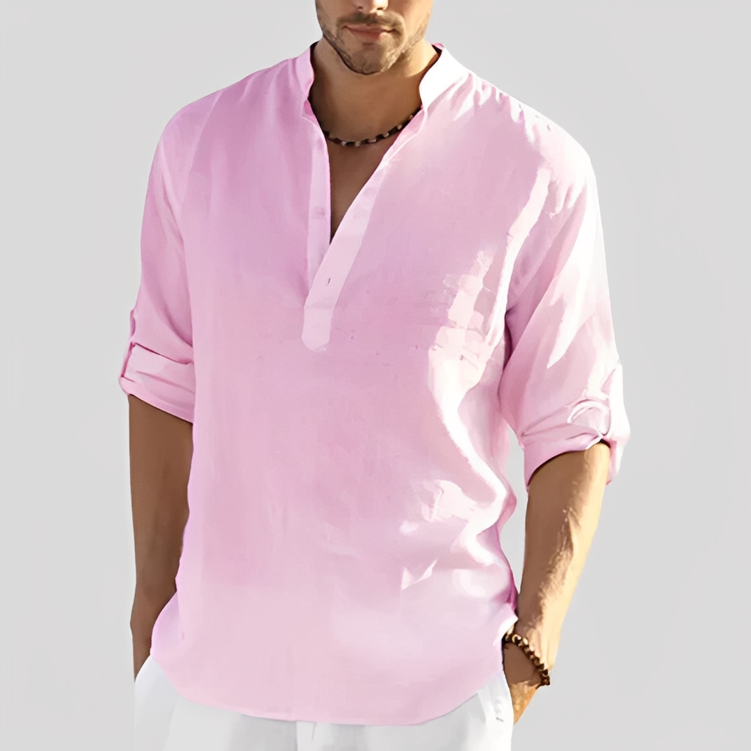 Nardo - Plain summer shirt for men