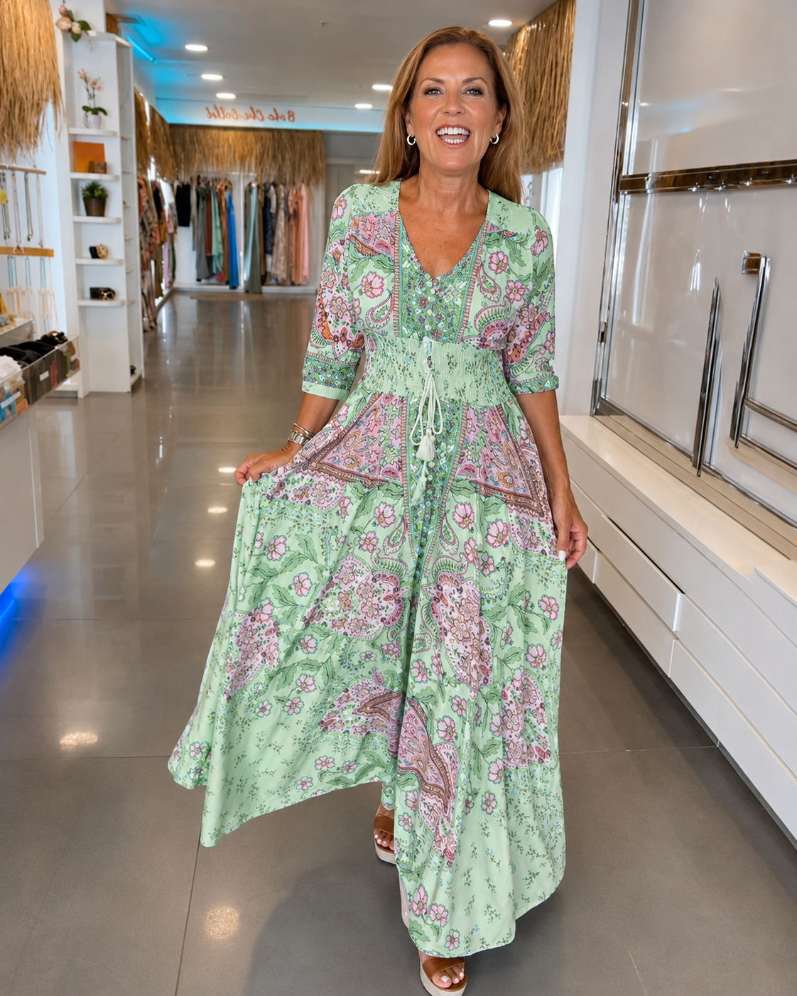 Lucienne - Robe Chic à Encolure en V