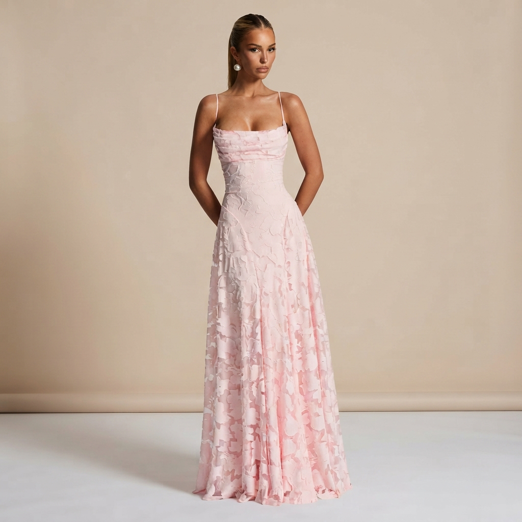 Helena - Robe Maxi Élégante Dos Nu
