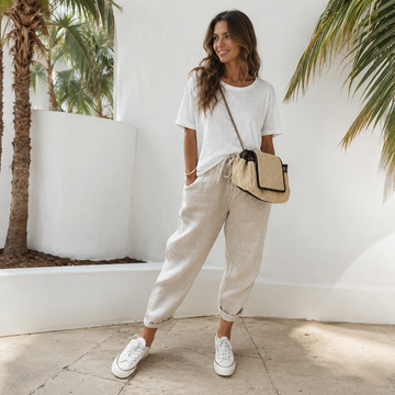 Elwyn - Pantalon Respirant à Taille Élastique