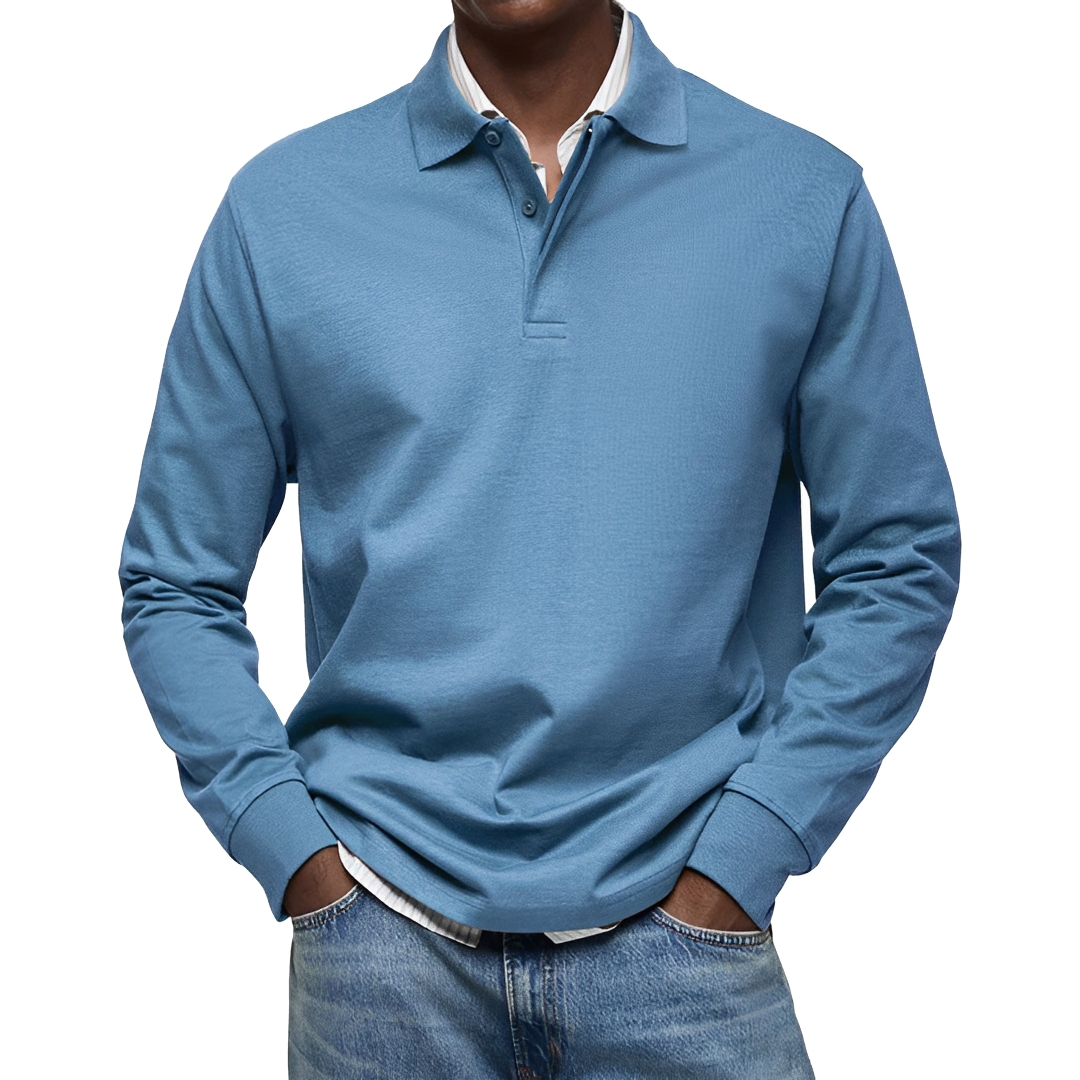 Argus - Polo pour homme à manches longues