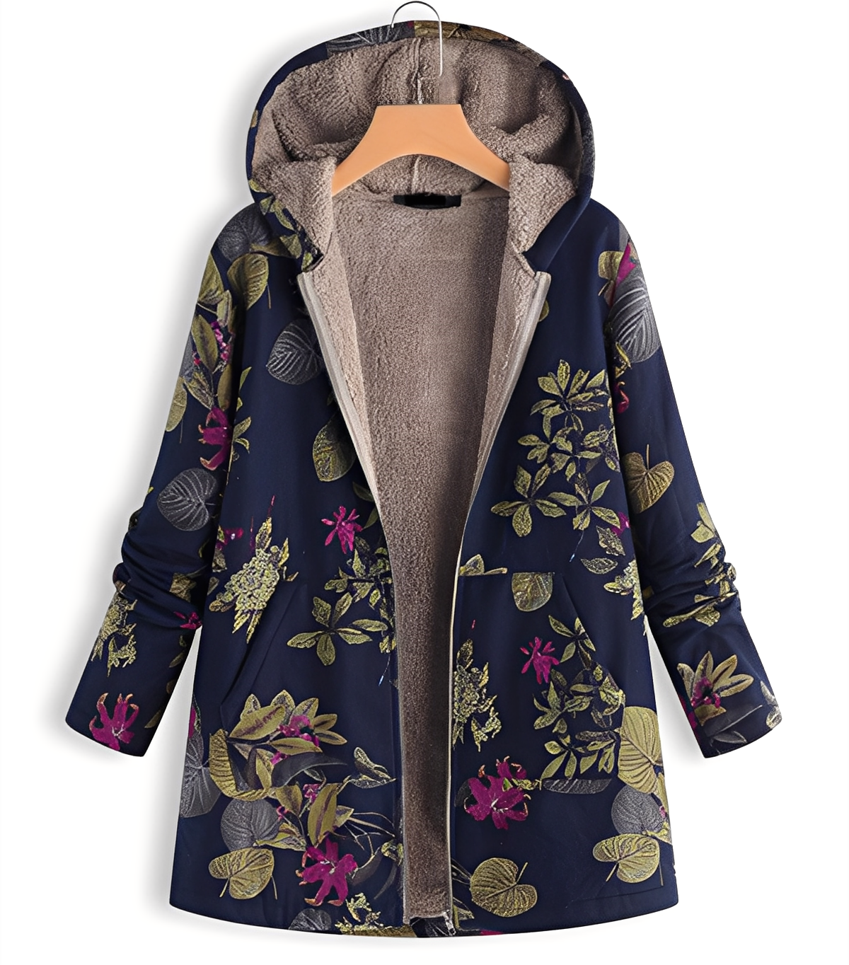 Jaslene - Parka-veste épaisse, chaude et intemporelle pour femmes