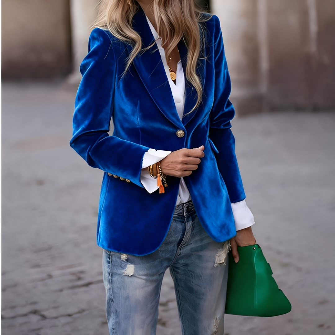 Lyliane - Casual classic jacket with buttons for women