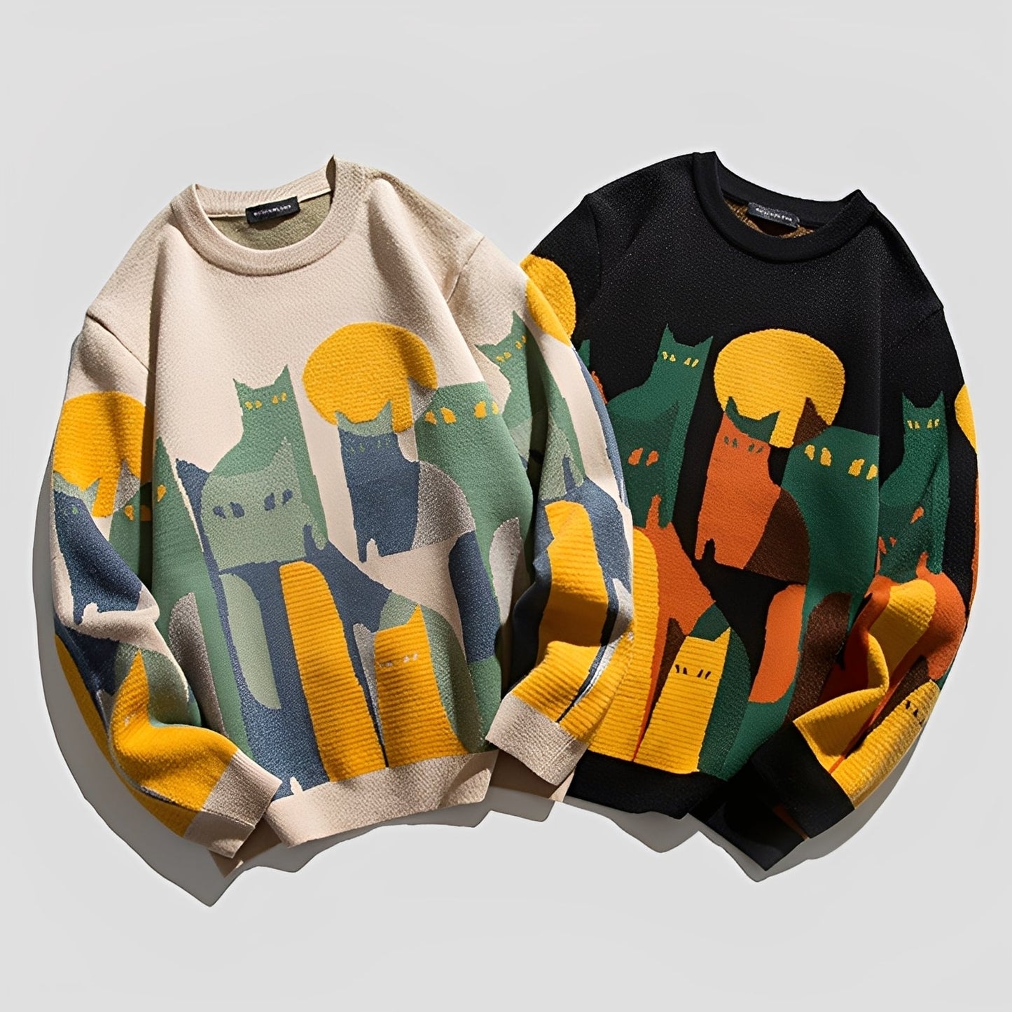 Davin - Pull stylé avec motif pour hommes