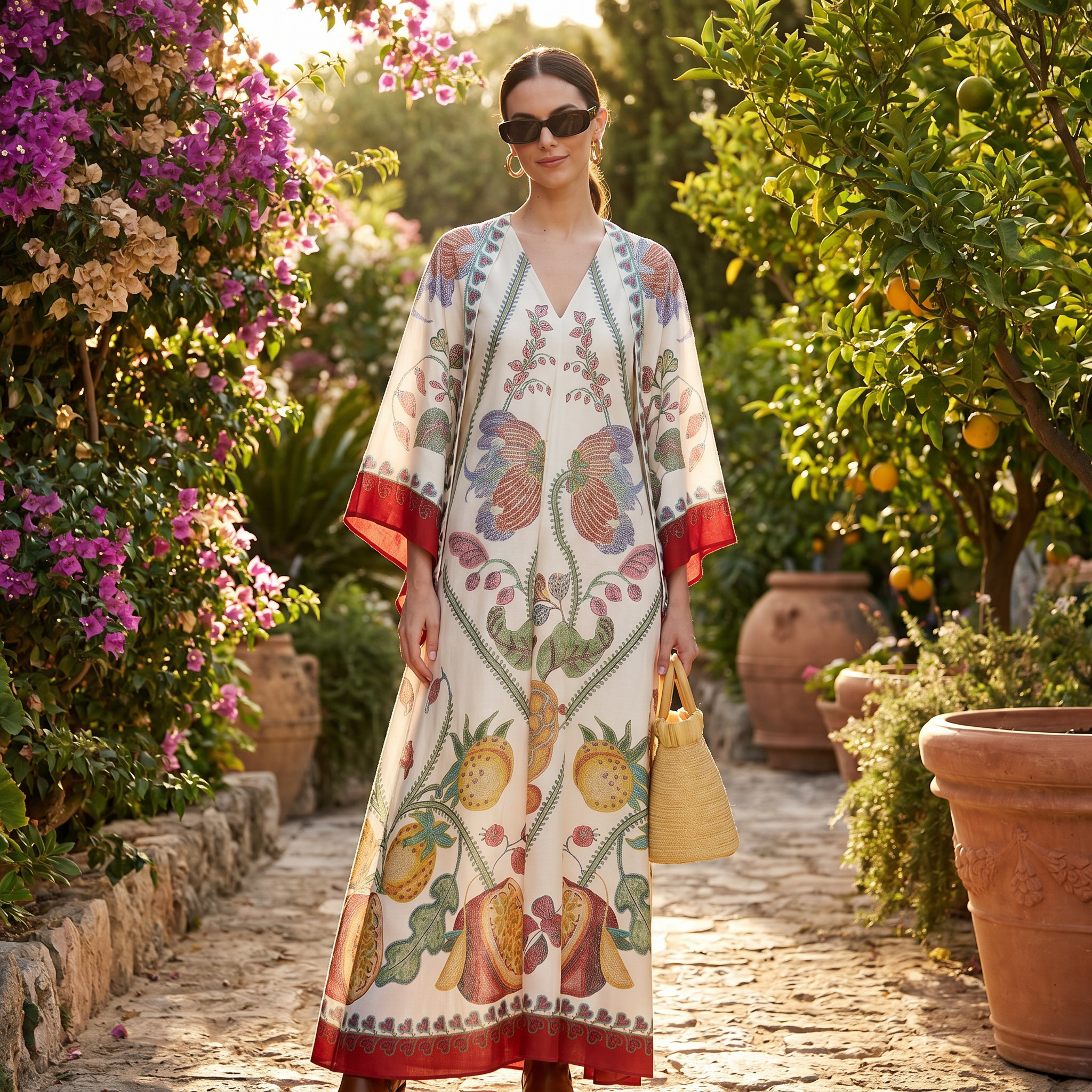 Kymbrea - Robe Maxi Ample et Élégante