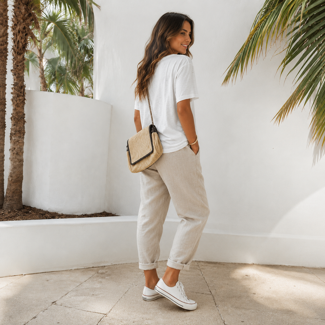 Elwyn - Pantalon Respirant à Taille Élastique