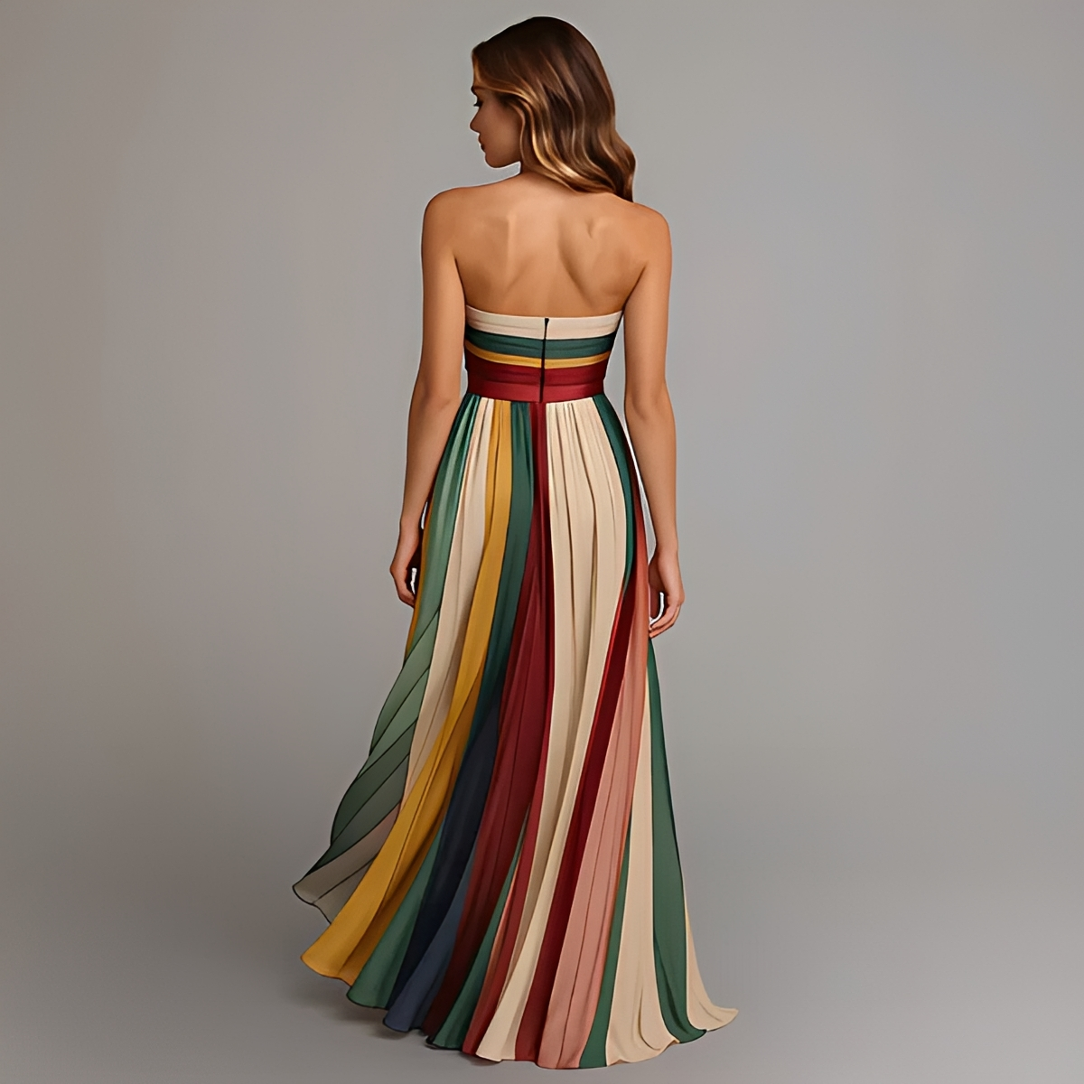 Gracelyn - Élégante Robe Maxi à Bustier