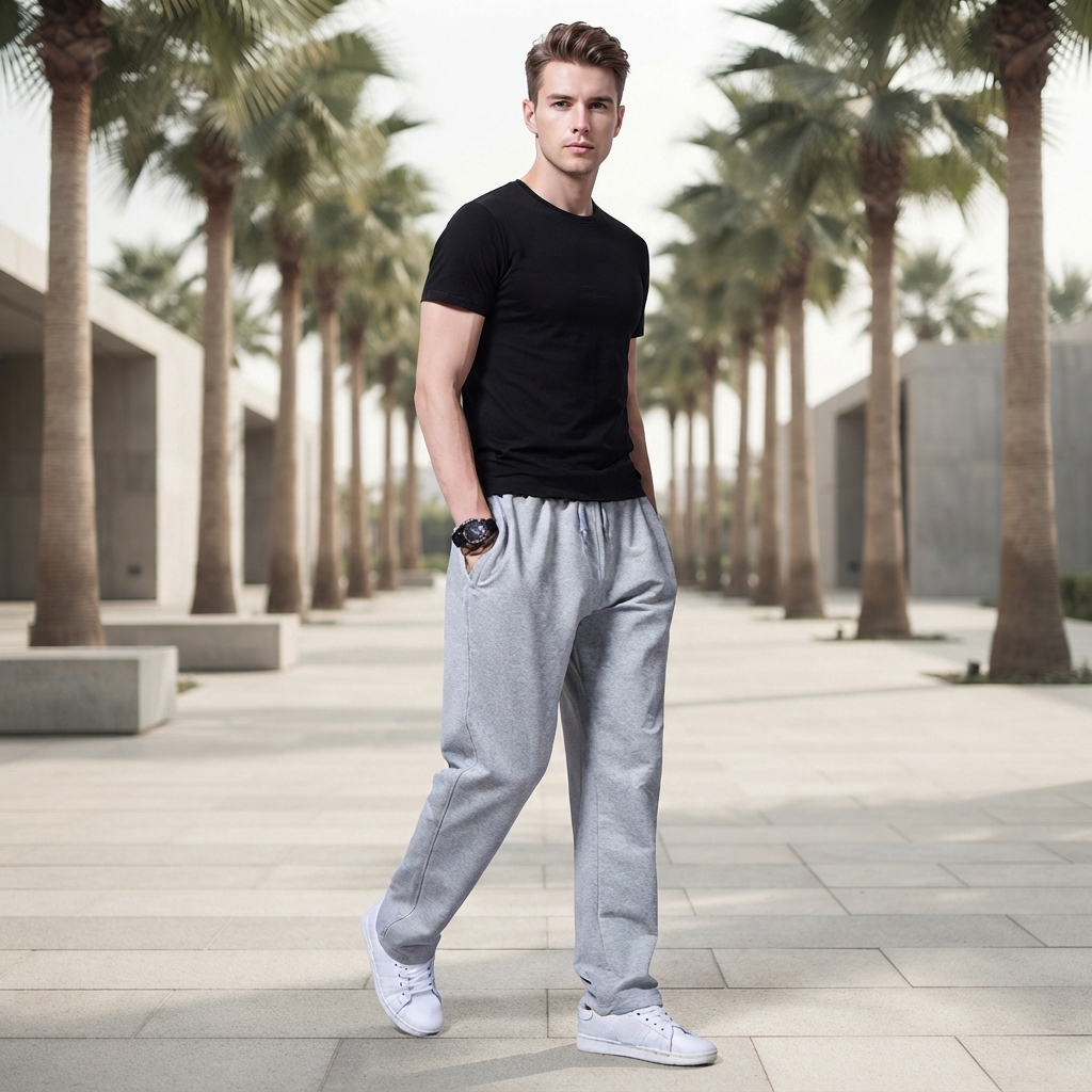 Aldrine - Pantalon Décontracté Coupe Ample