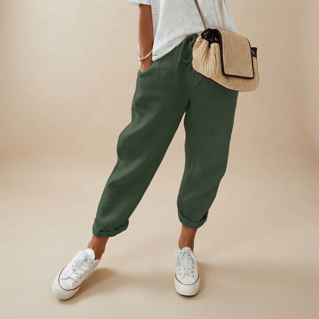Elwyn - Pantalon Respirant à Taille Élastique