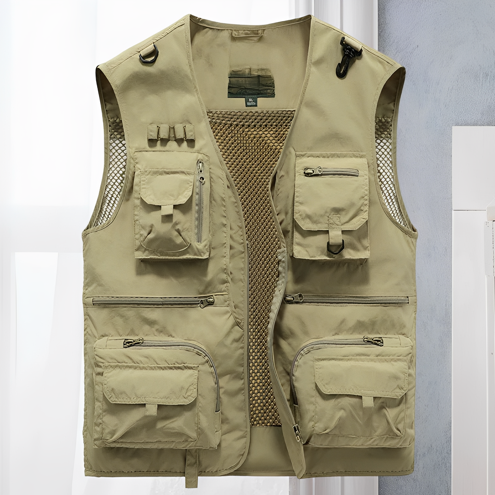 Arlan - Veste d'été à poches multiples pour homme