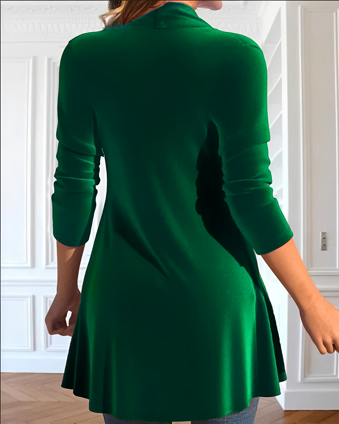 Samia - Blouse Chic avec Volants et Sequins