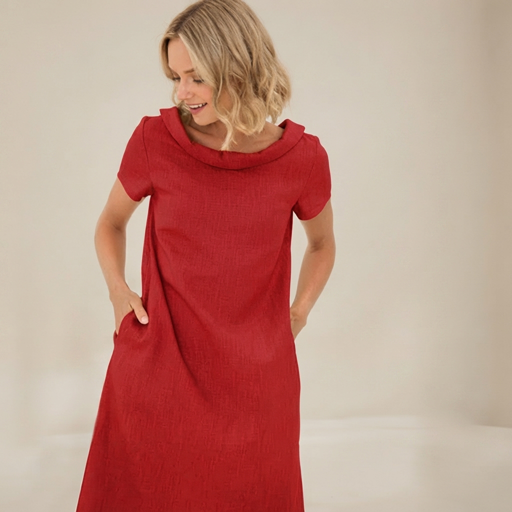 Laurette - Robe Décontractée Coupe Ample
