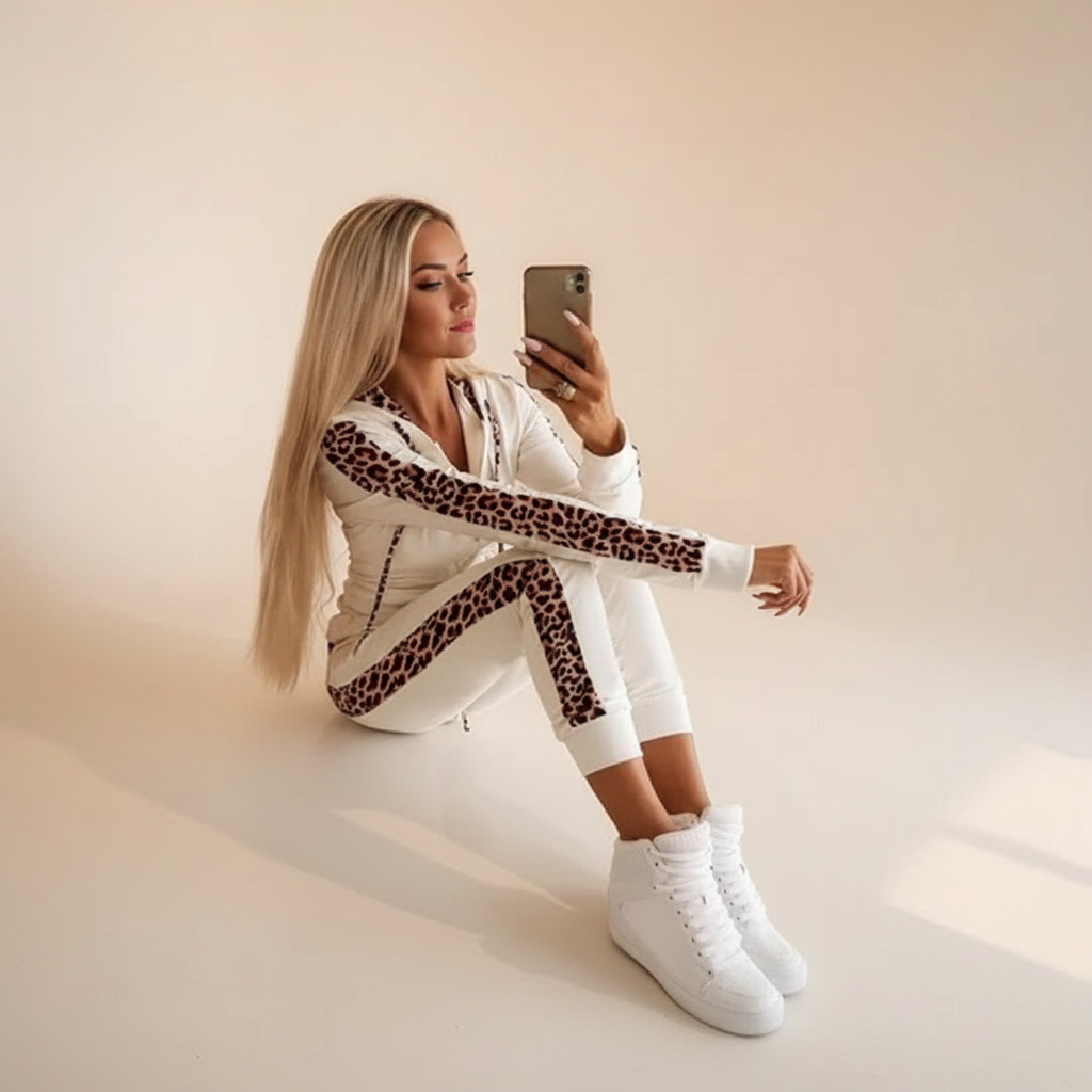 Krestell - Set Chic de Pantalon avec Zip