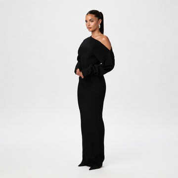 Tahlia - Robe Maxi Stylée à Une Épaule