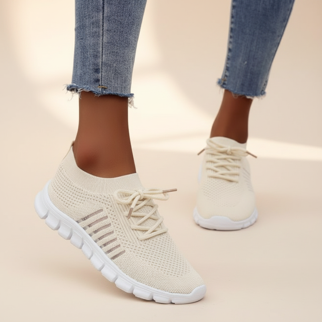 Vicky - Baskets Respirantes à Lacets