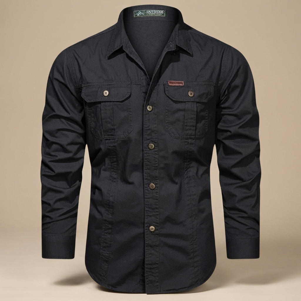 Hayden - Chemise Cargo à Manches Longues avec Poches Multiples