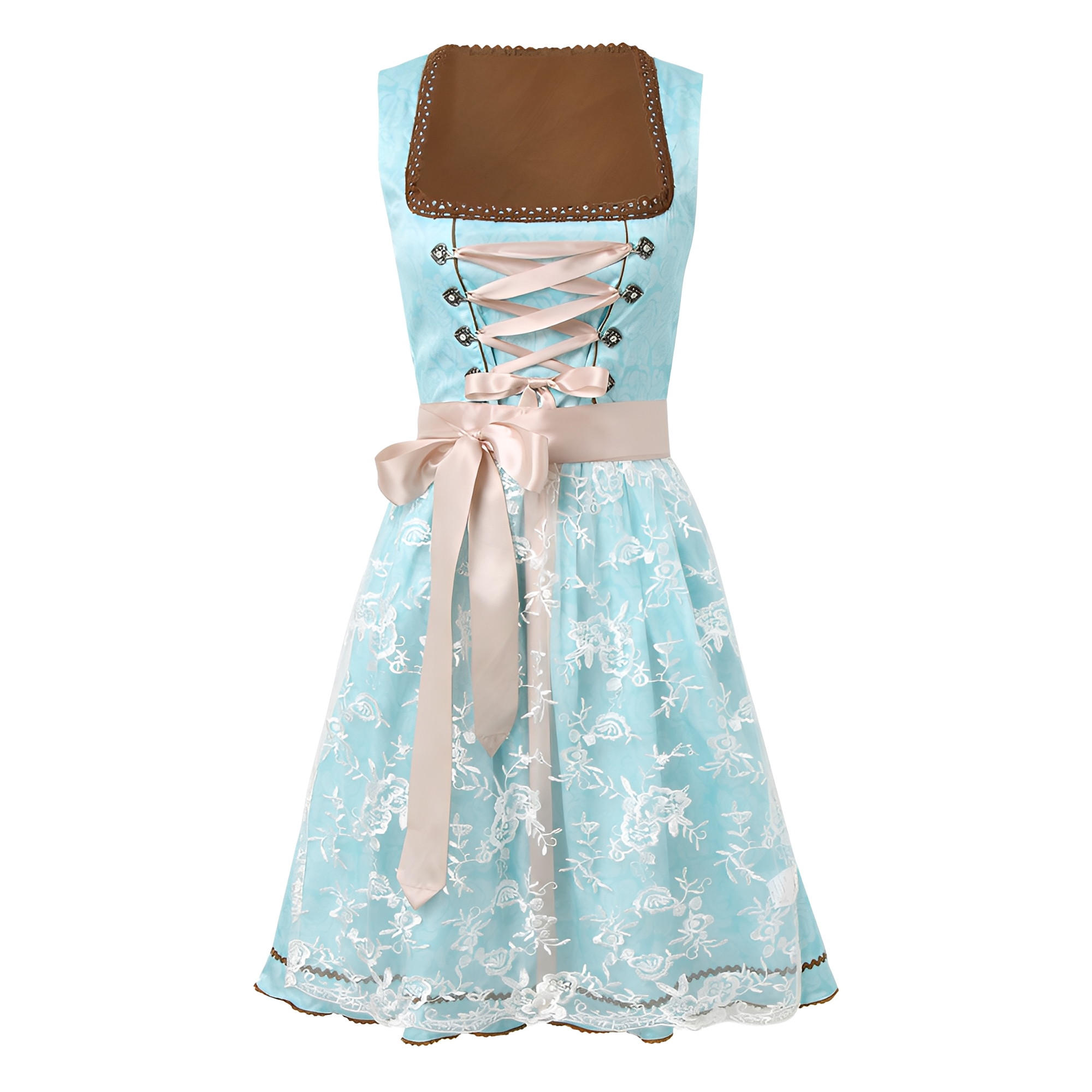 Zella - Robe dirndl élégante en dentelle