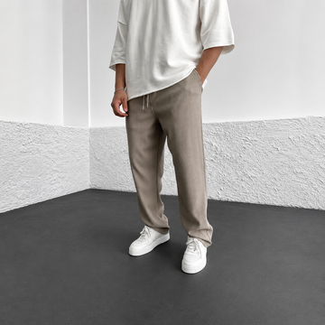 Zeke - Pantalon Décontracté avec Cordon