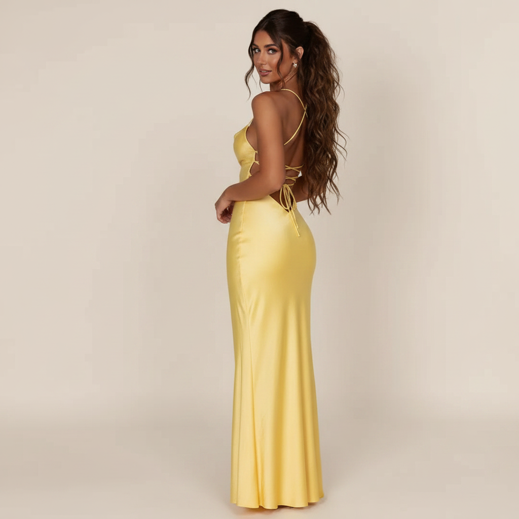 Meliva - Robe Maxi Élégante et Flatteuse