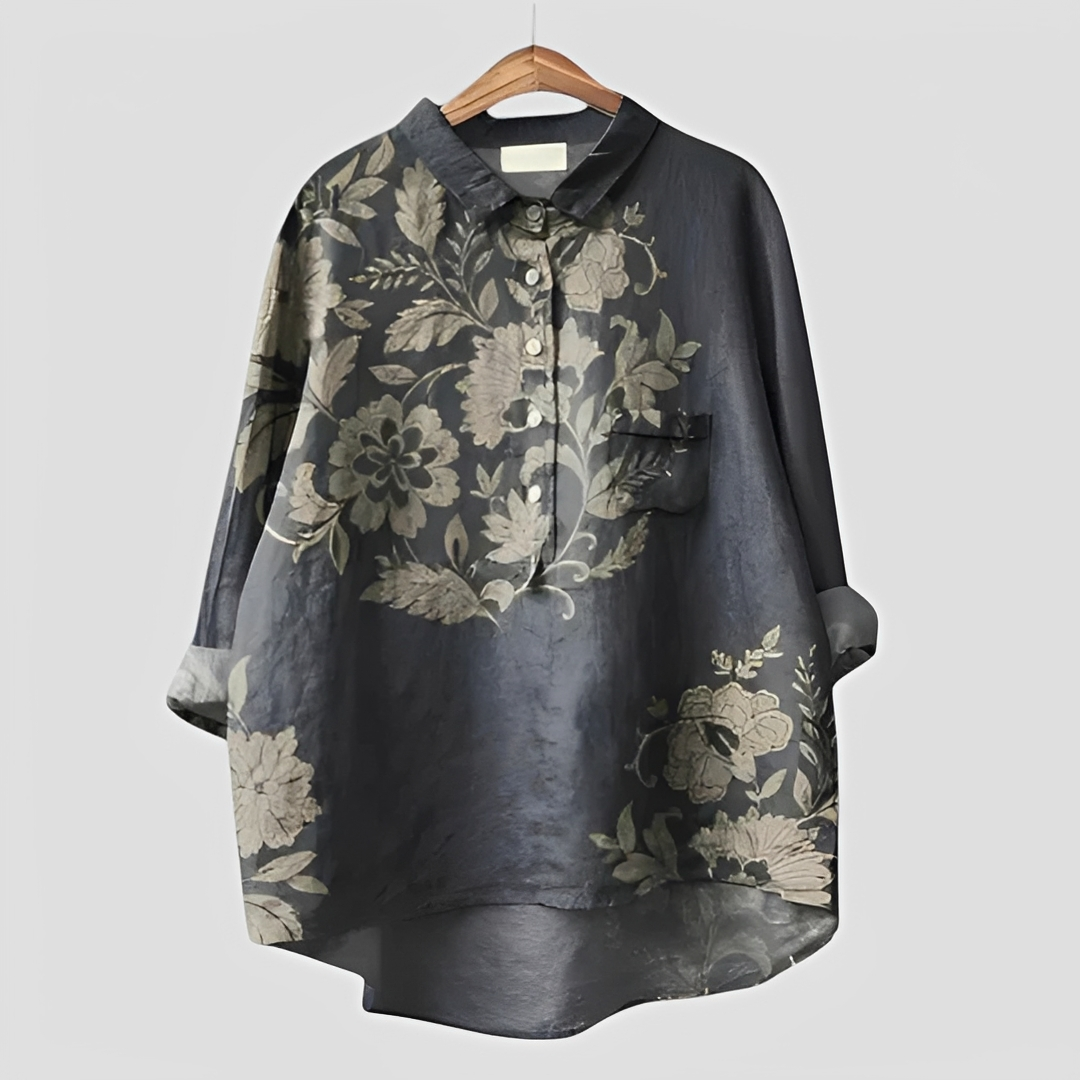 Bellina - Blouse Élégante et Fluide à Boutons