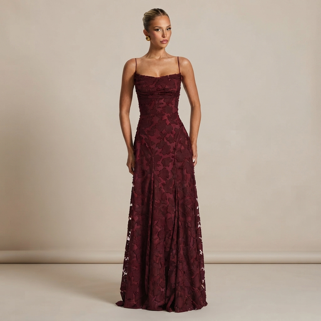 Helena - Robe Maxi Élégante Dos Nu