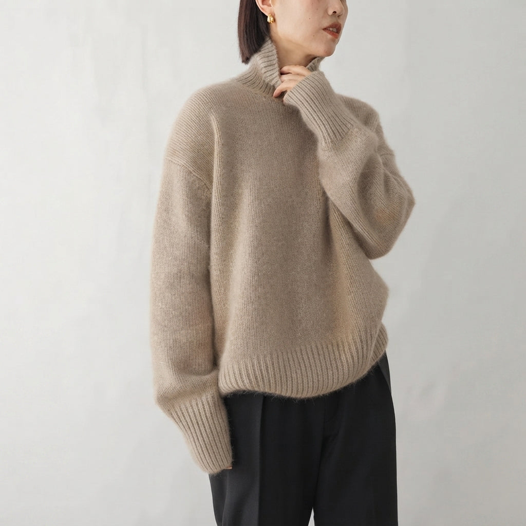 Lea - Pull à col roulé élégant pour femmes