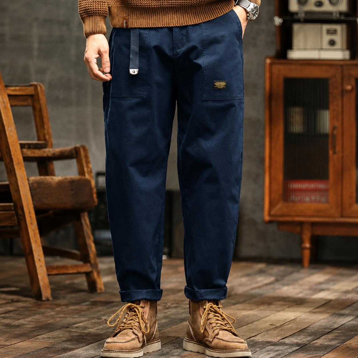 Clyde - Pantalon Ample Style Vintage