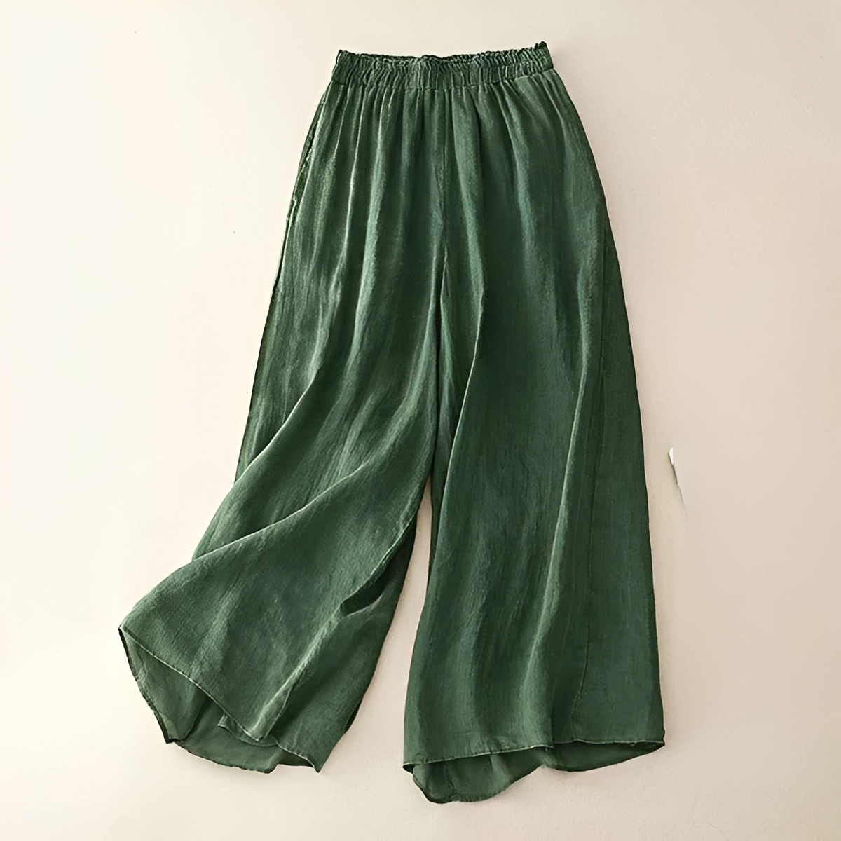 Zavina - Pantalon à Taille Élastique Coupe Décontractée