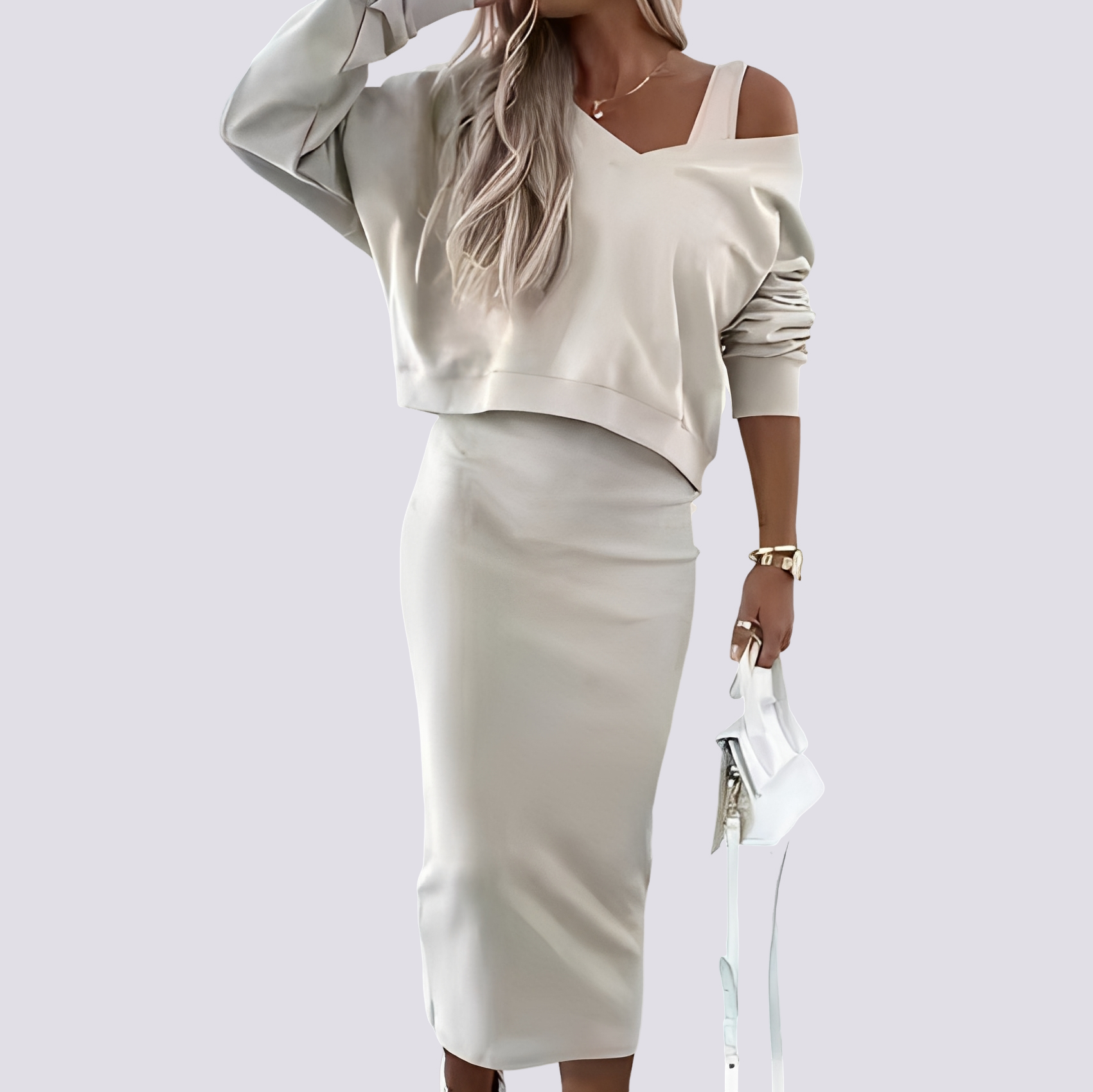 Elsie - Ensemble robe deux pièces élégant