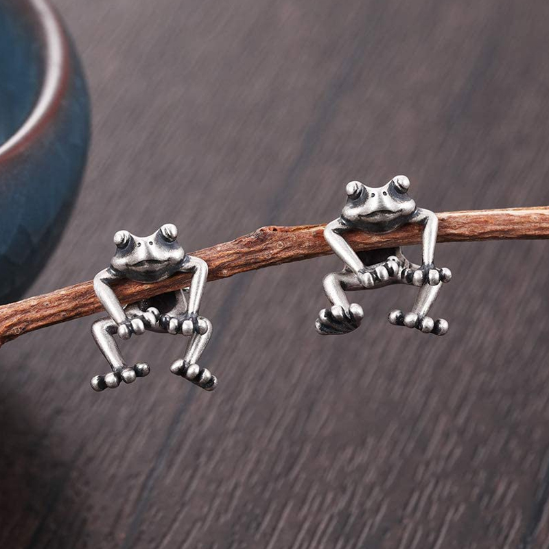 Grenouille Flottante Mignonne - Boucles d'Oreilles Mini Grenouille
