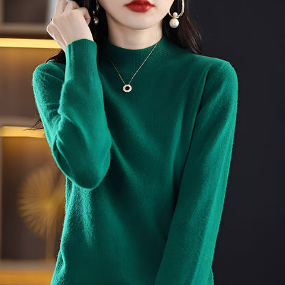 Natille - Pull décontracté en laine et cachemire pour femme