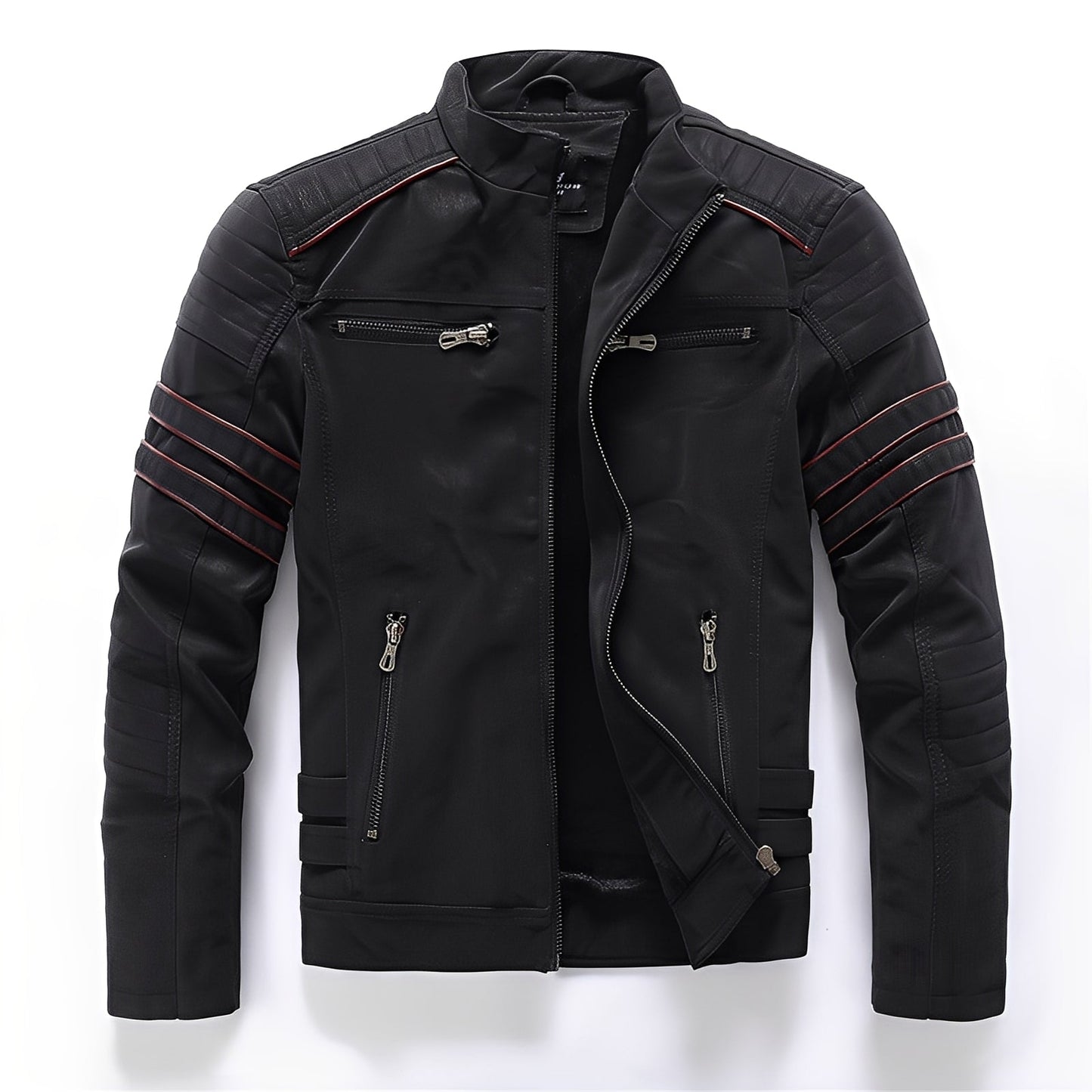 Dillan - Veste moto en cuir élégante pour hommes