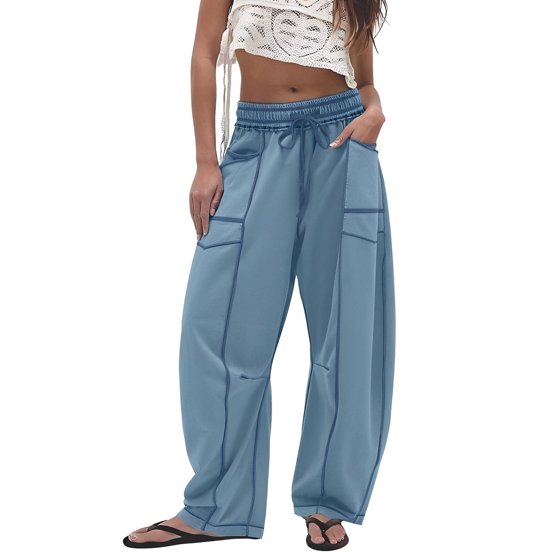 Marianne - Pantalon Large Élégant