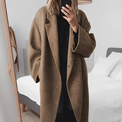 Carolane - Large wool coat for women