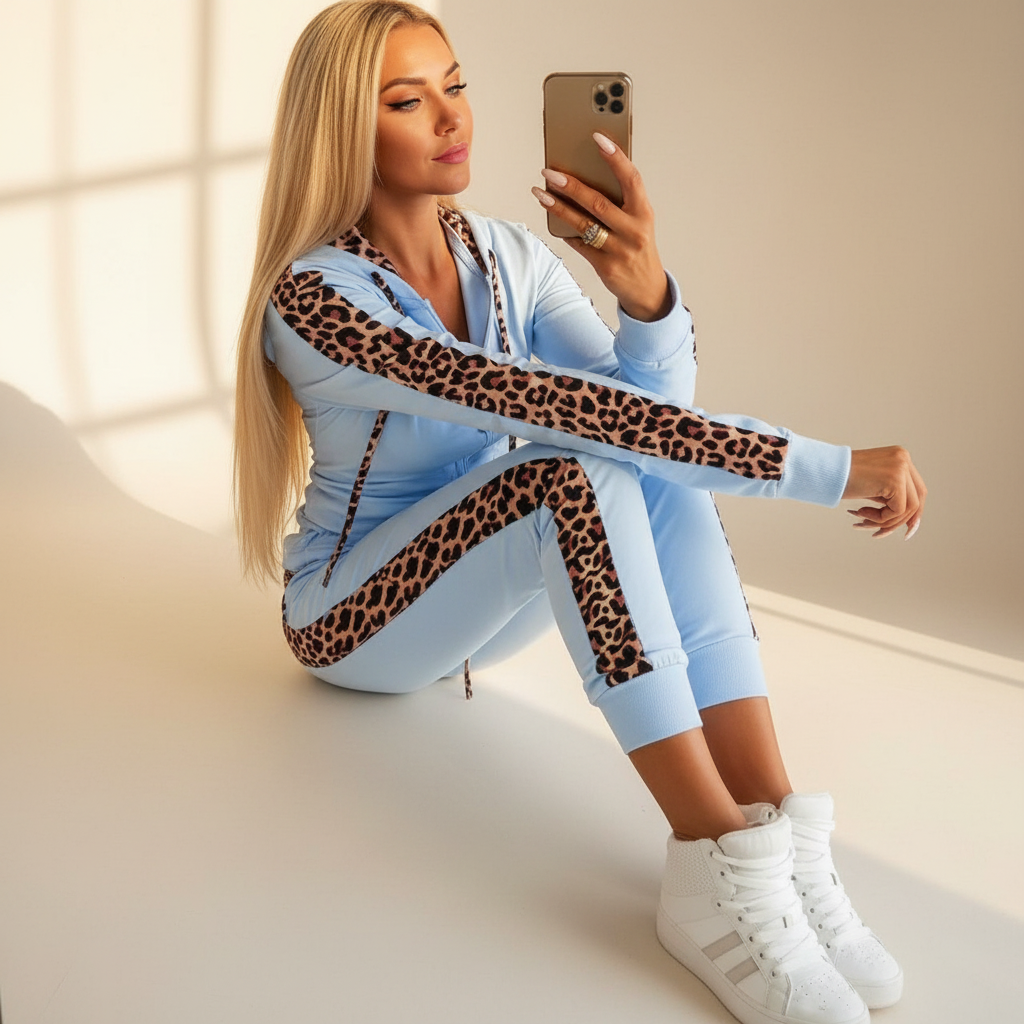 Krestell - Set Chic de Pantalon avec Zip