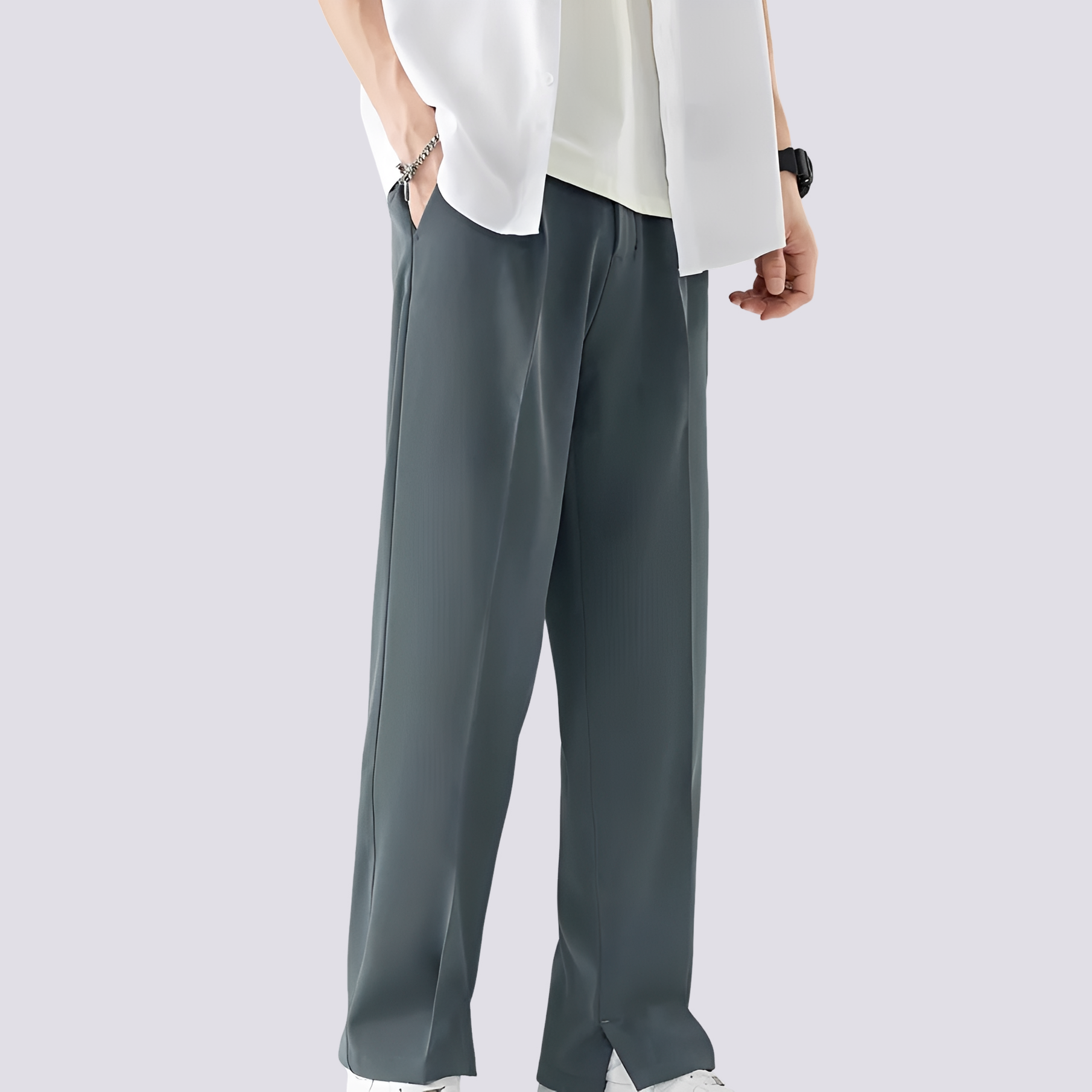 Carlo - Pantalon Ample Droit