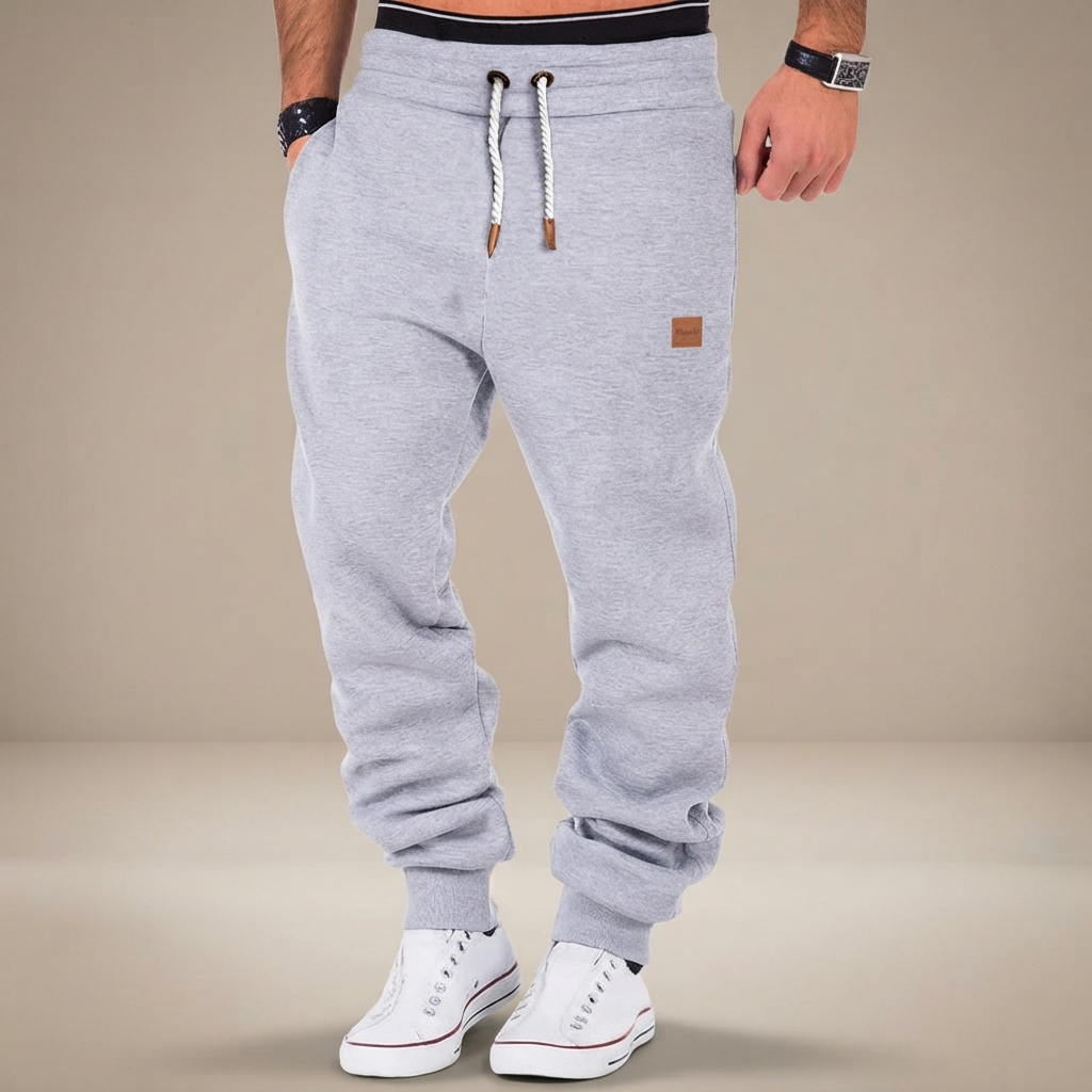Devin - Pantalon à Taille Élastique avec Cordon de Serrage