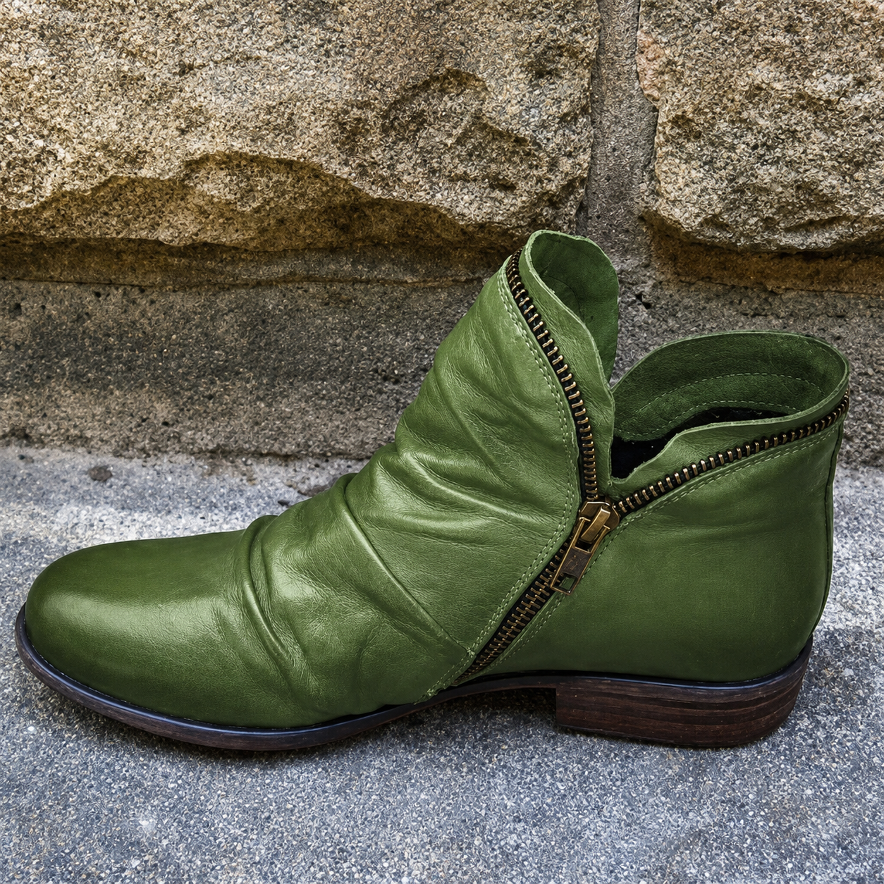Julie - Bottes Chic avec Fermeture Éclair