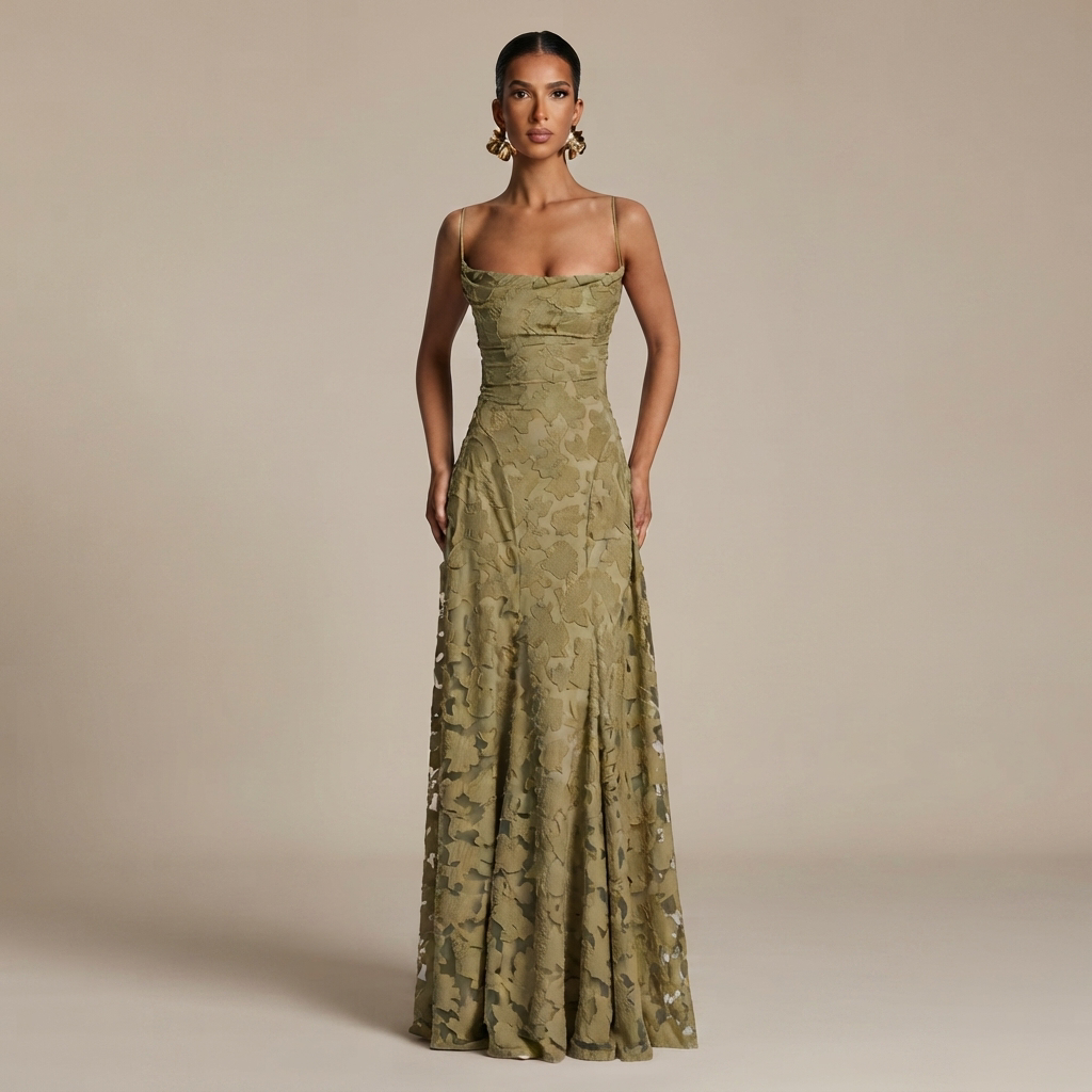 Helena - Robe Maxi Élégante Dos Nu
