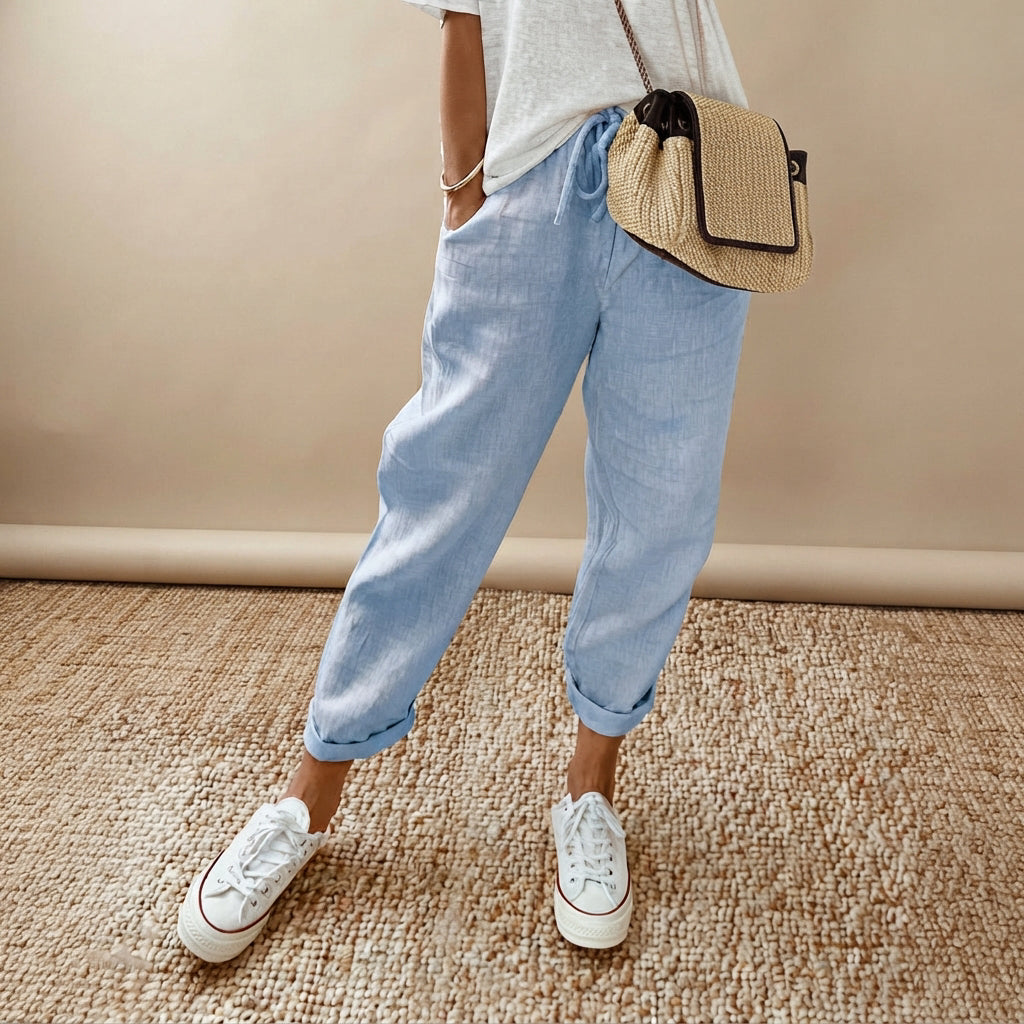 Elwyn - Pantalon Respirant à Taille Élastique